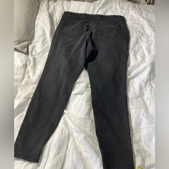 J Jill 12 petite washed black 5 pockets leggings - Picture 9 of 10